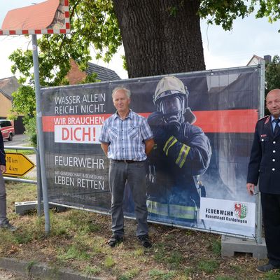 Bild vergrößern: Werbanner in Kassieck