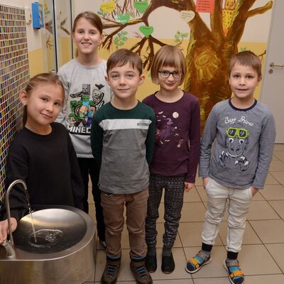 Bild vergrößern: Der Trinkbrunnen in Letzlingen