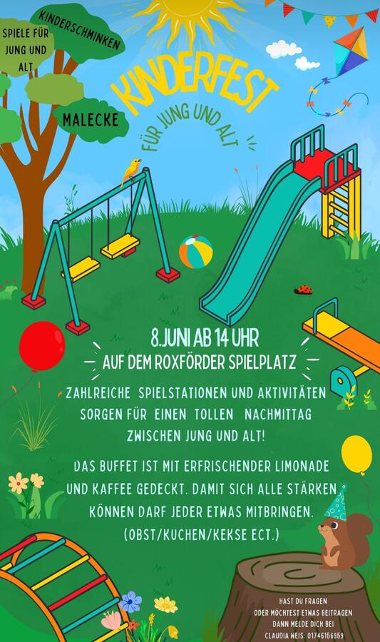 Bild vergrößern: Kinderfest in Roxförde