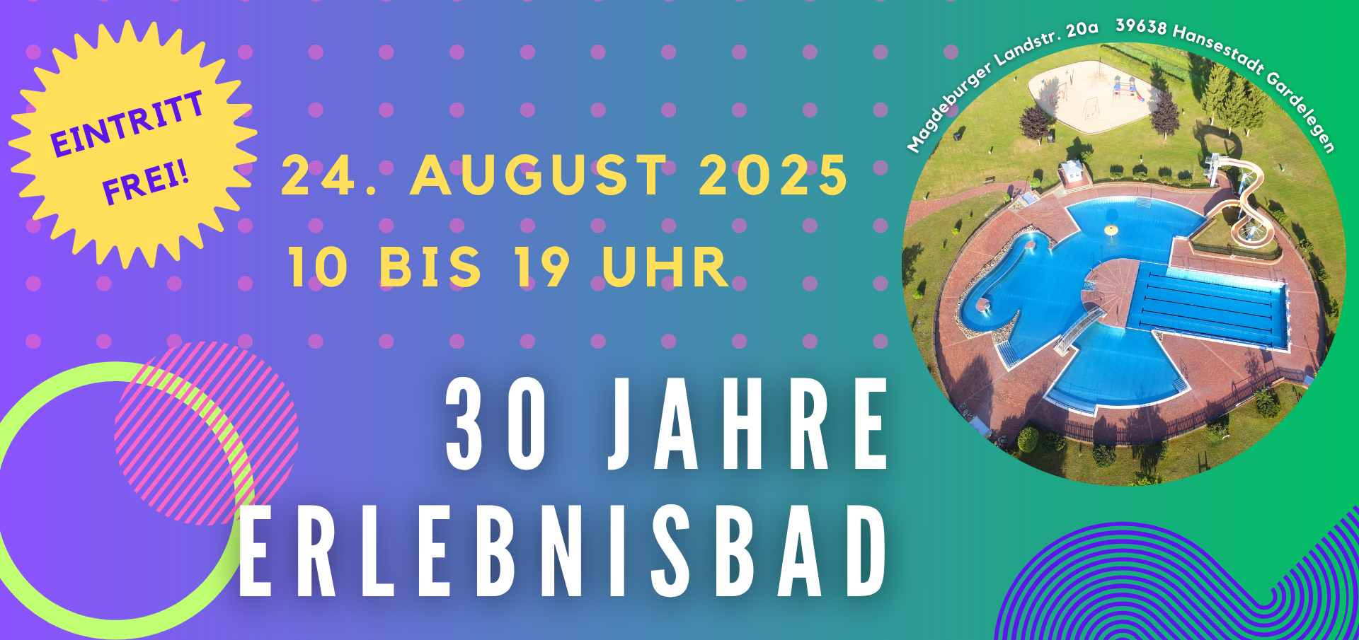 Familienfest - 30 Jahre Erlebnisbad
