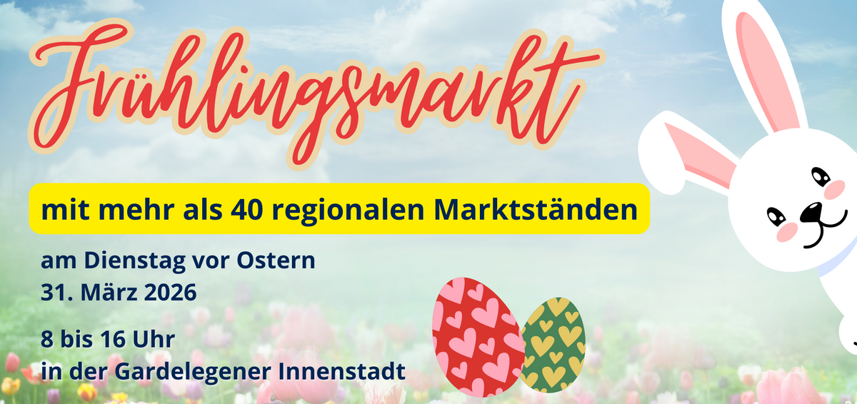 Fr�hlingsmarkt 2026 in der Osterwoche.