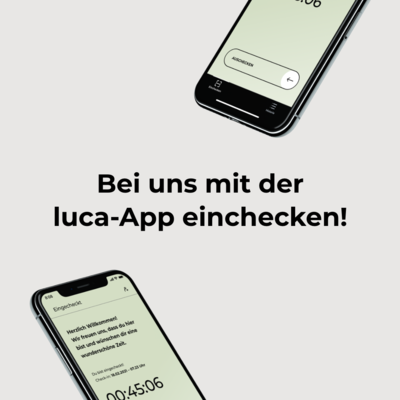Bild vergr&ouml;&szlig;ern: Luca App - Bei uns einchecken mit luca